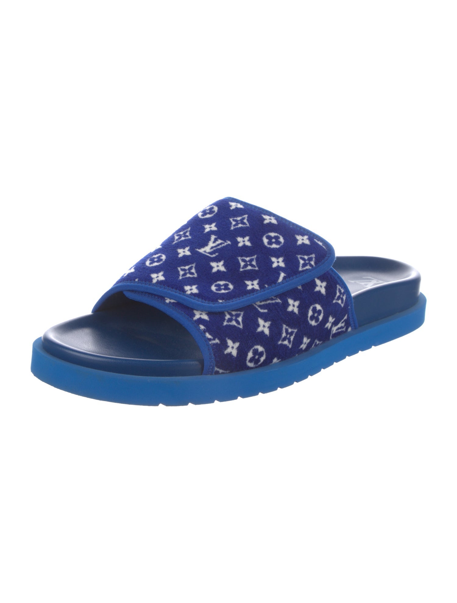 Louis Vuitton LV Monogram Terry Cloth Slides