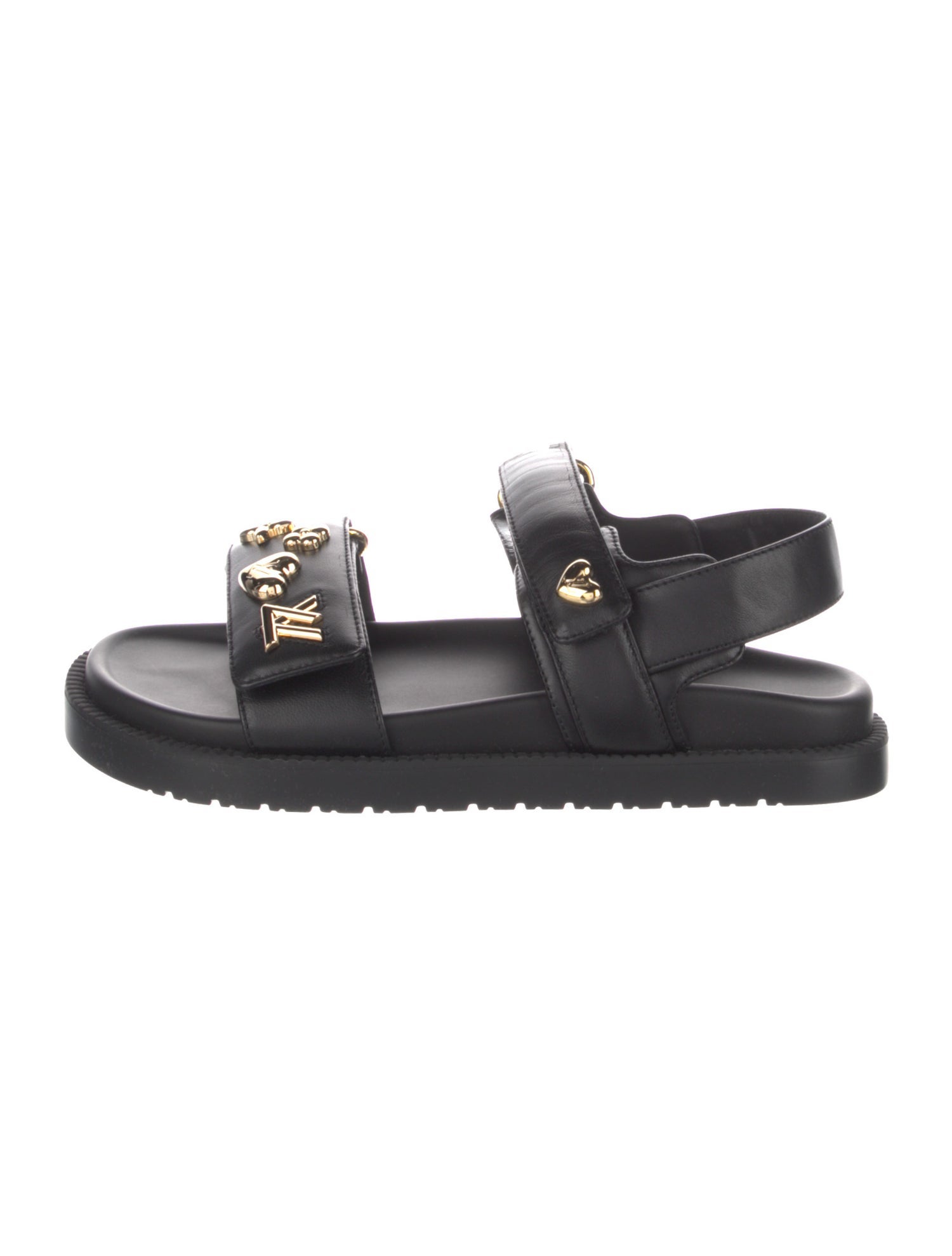 Louis Vuitton Leather Slides