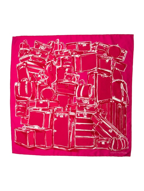 Louis Vuitton Trunks Carré Silk Scarf