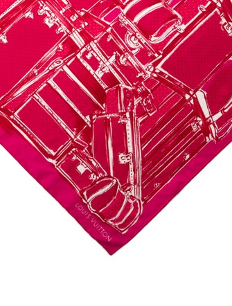 Louis Vuitton Trunks Carré Silk Scarf