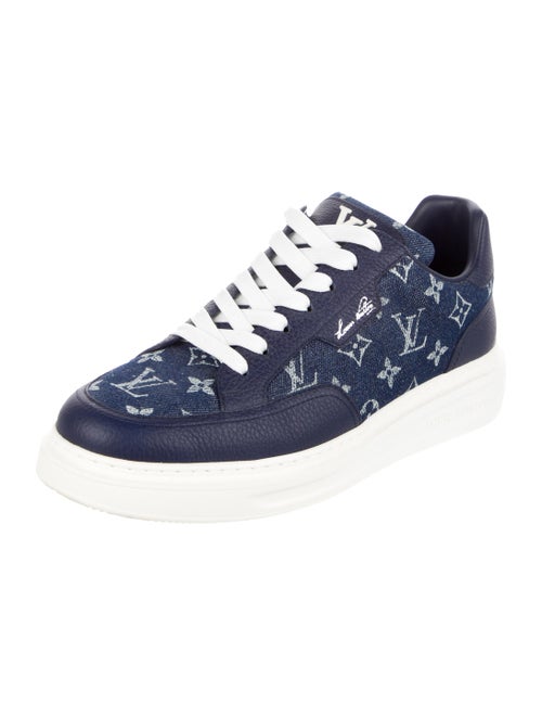 Louis Vuitton Denim Printed Sneakers