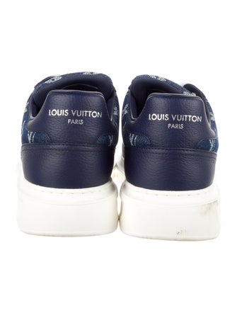 Louis Vuitton Denim Printed Sneakers