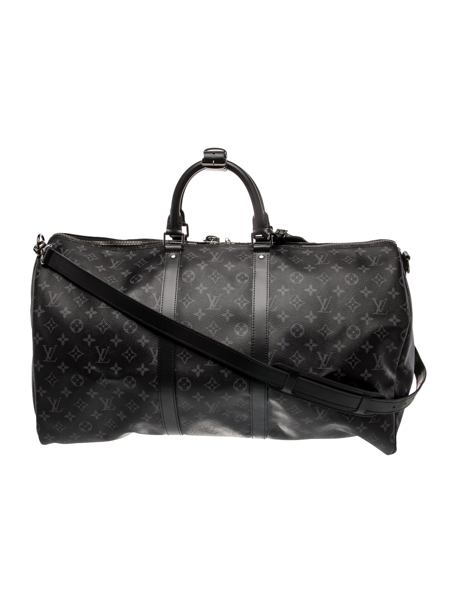 Louis Vuitton Monogram Eclipse Keepall Bandouliere 55