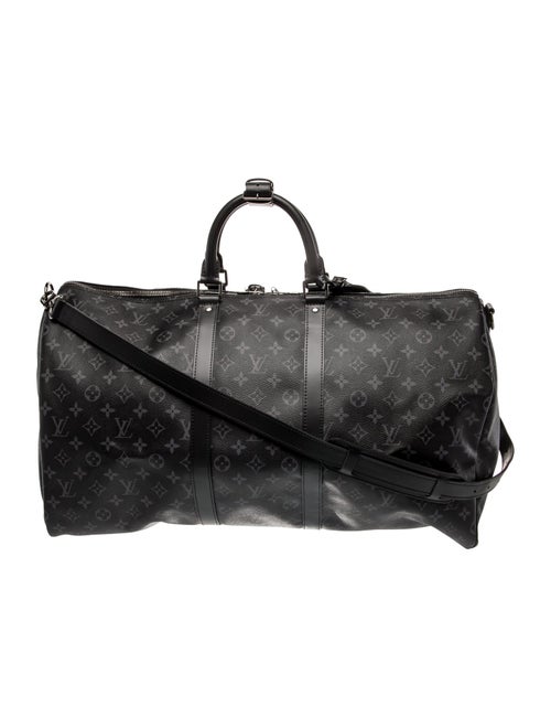 Louis Vuitton Monogram Eclipse Keepall Bandouliere 55