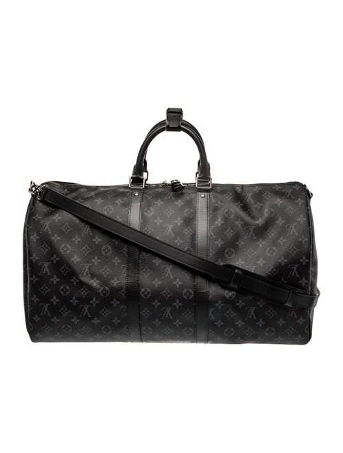 Louis Vuitton Monogram Eclipse Keepall Bandouliere 55
