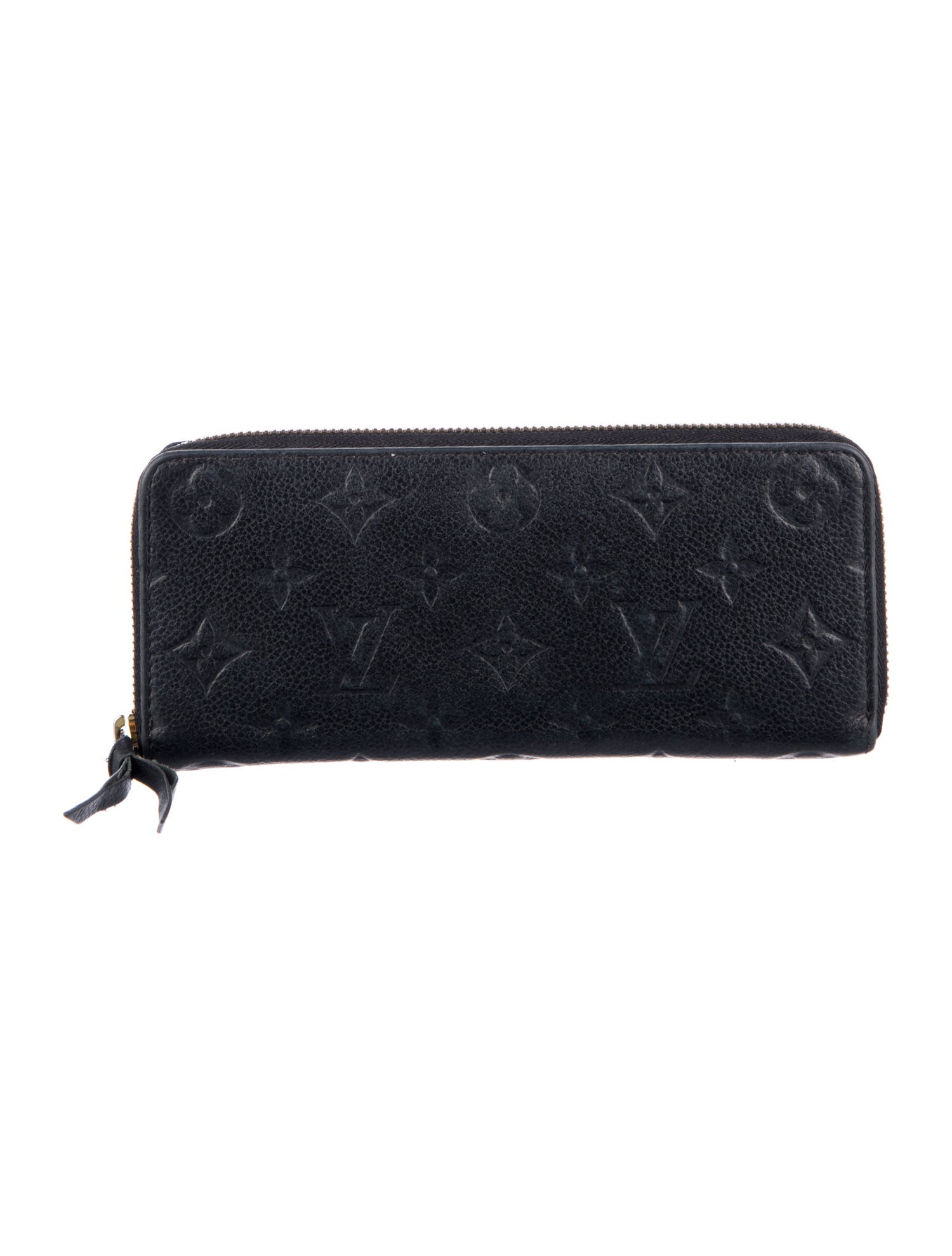 Louis Vuitton LV Monogram Empreinte Leather Clemence Wallet