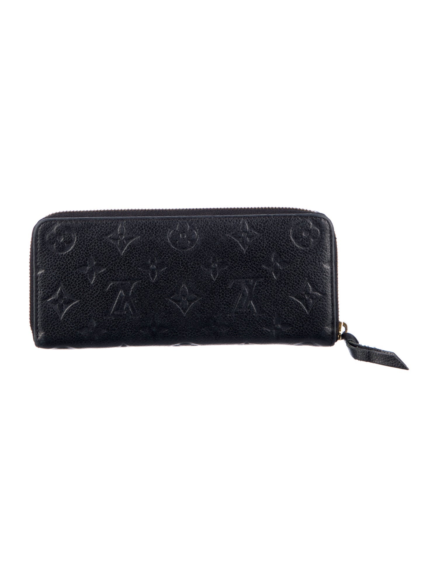 Louis Vuitton LV Monogram Empreinte Leather Clemence Wallet