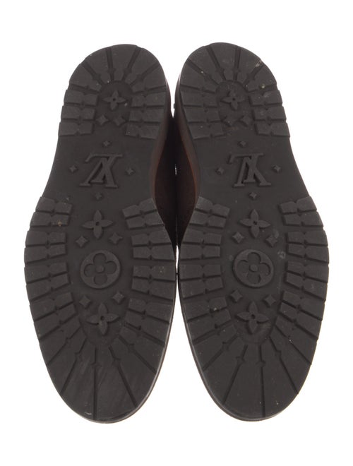 Louis Vuitton Suede Lace-Up Boots