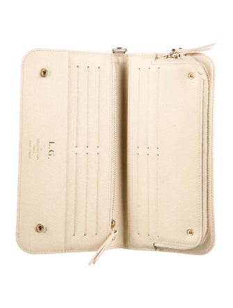 Louis Vuitton Damier Azur Pattern Coated Canvas Wallet