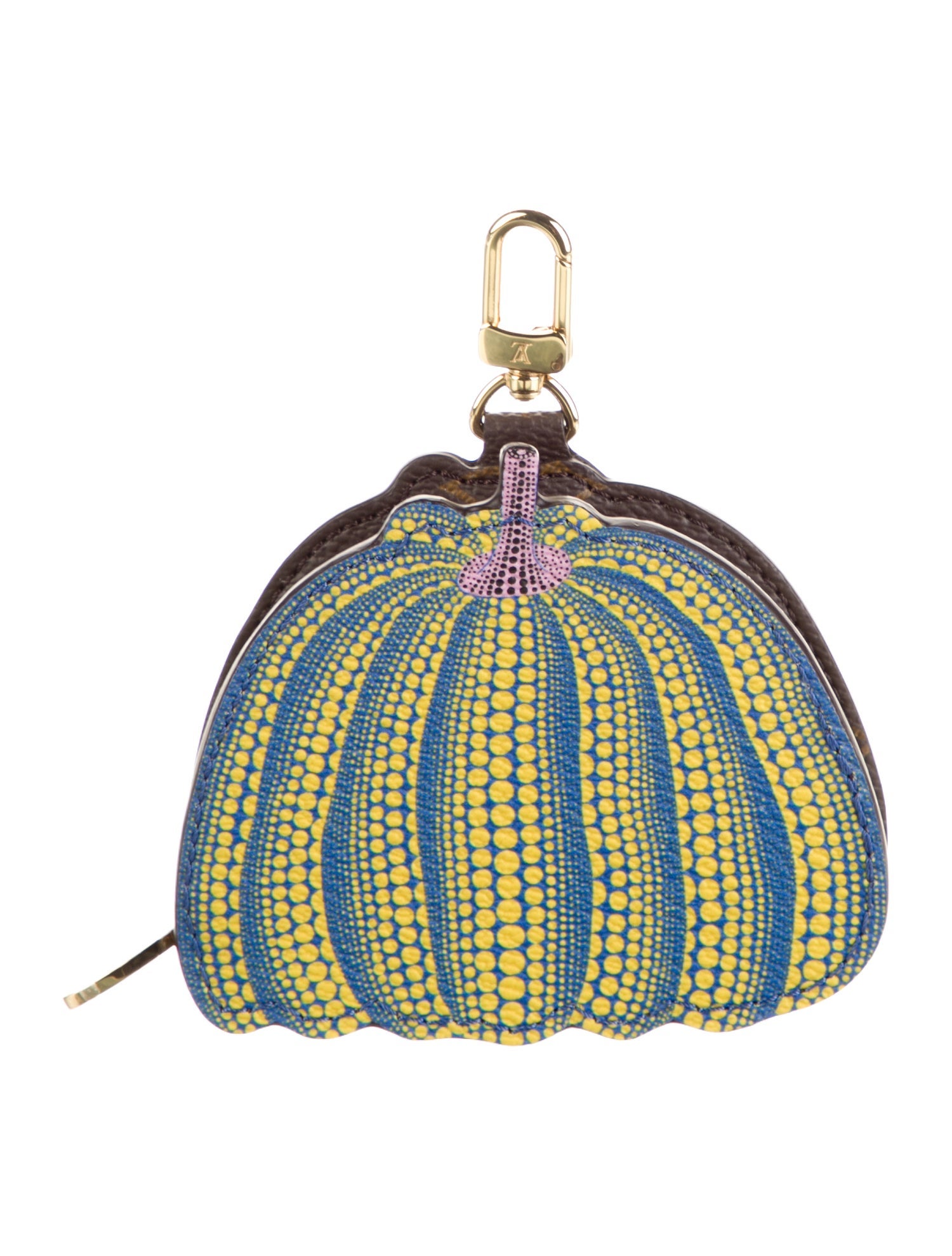 Louis Vuitton x Yayoi Kusama 2023 Pumpkin Bag Charm Coin Purse