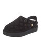 Louis Vuitton LV Monogram Suede Slingback Flats