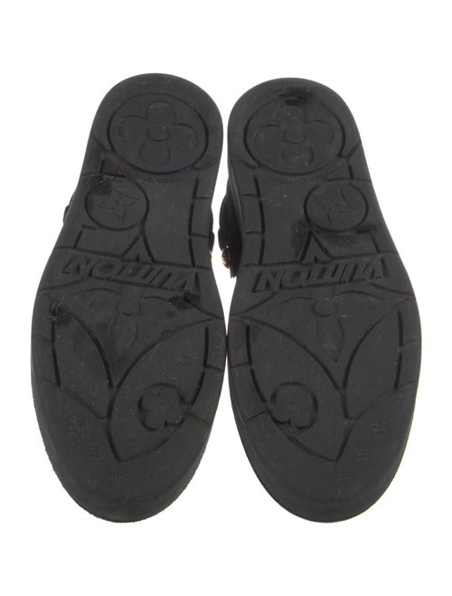 Louis Vuitton LV Monogram Suede Slingback Flats