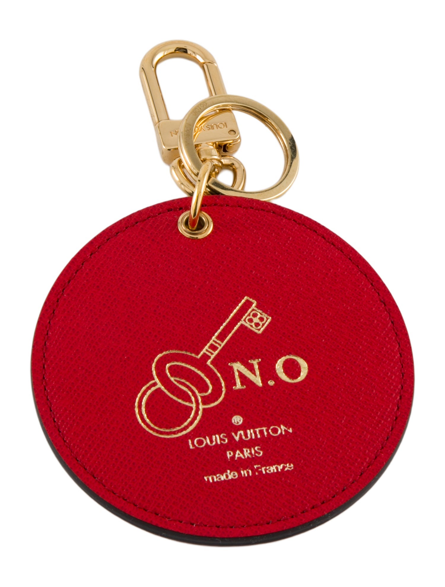 Louis Vuitton 2019 Monogram Illustre Christmas Paris Key Holder & Bag Charm