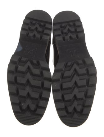 Louis Vuitton LV Monogram Leather Combat Boots