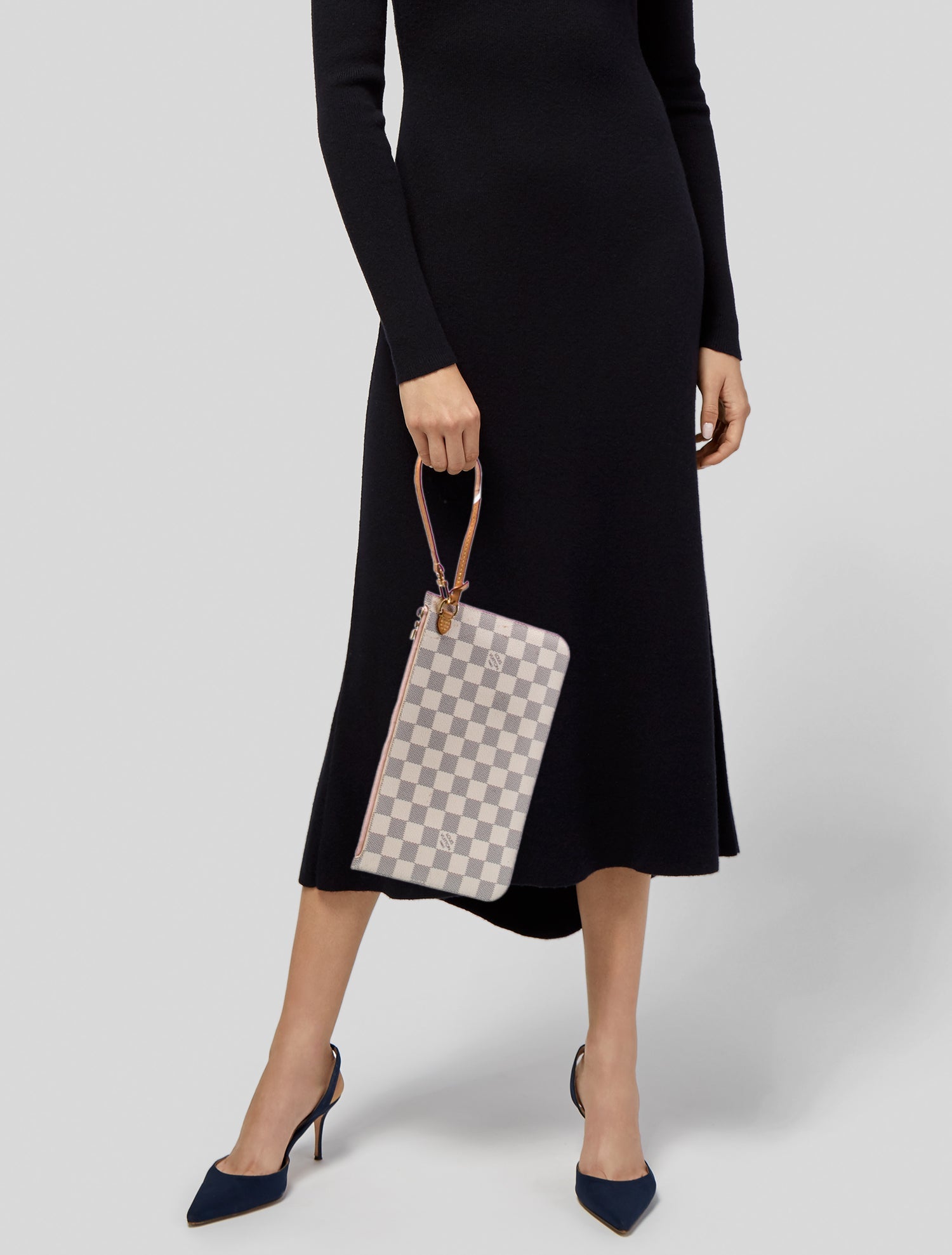 Louis Vuitton Damier Azur Neverfull Pouch