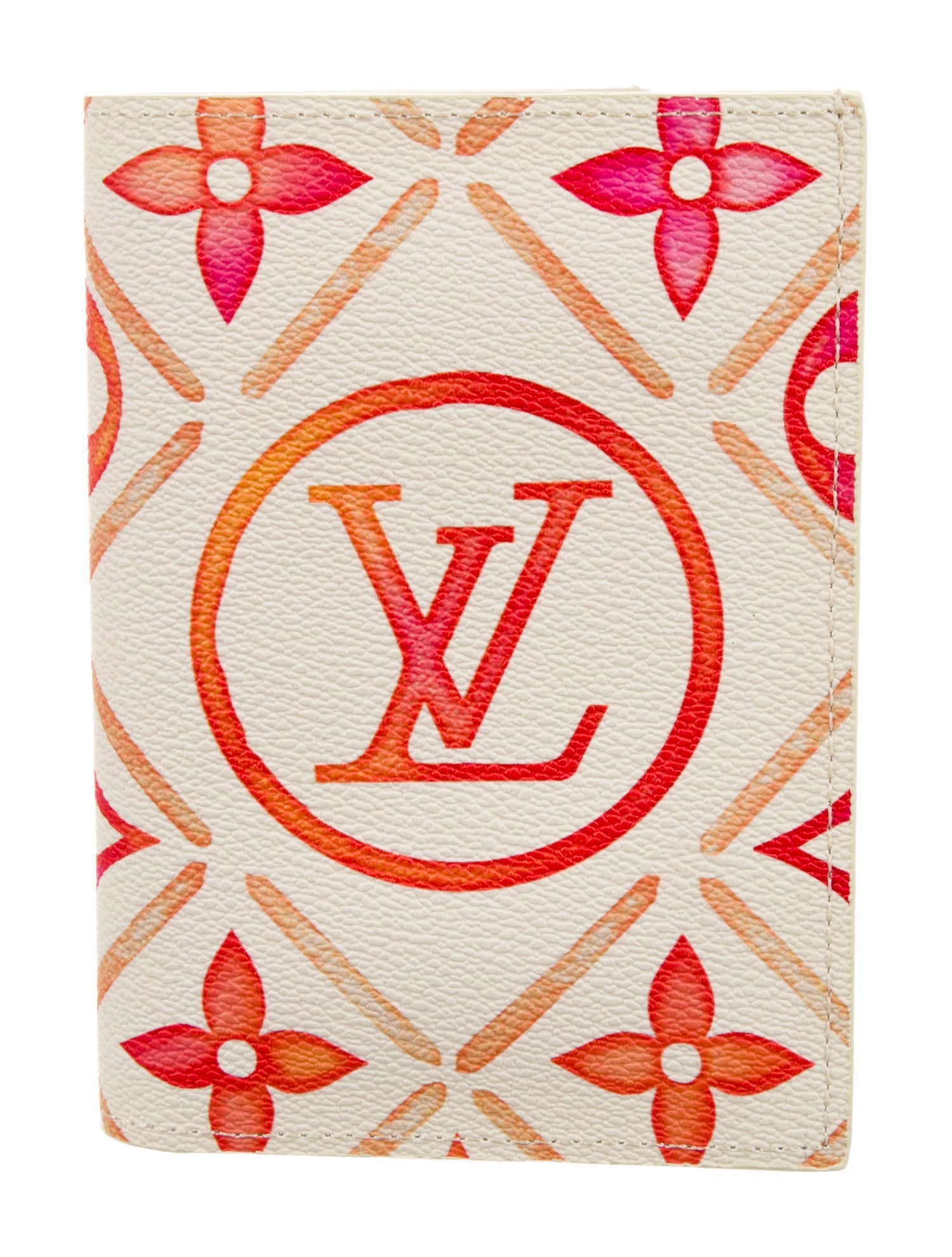 Louis Vuitton Coral Monogram By The Pool Passport Cover