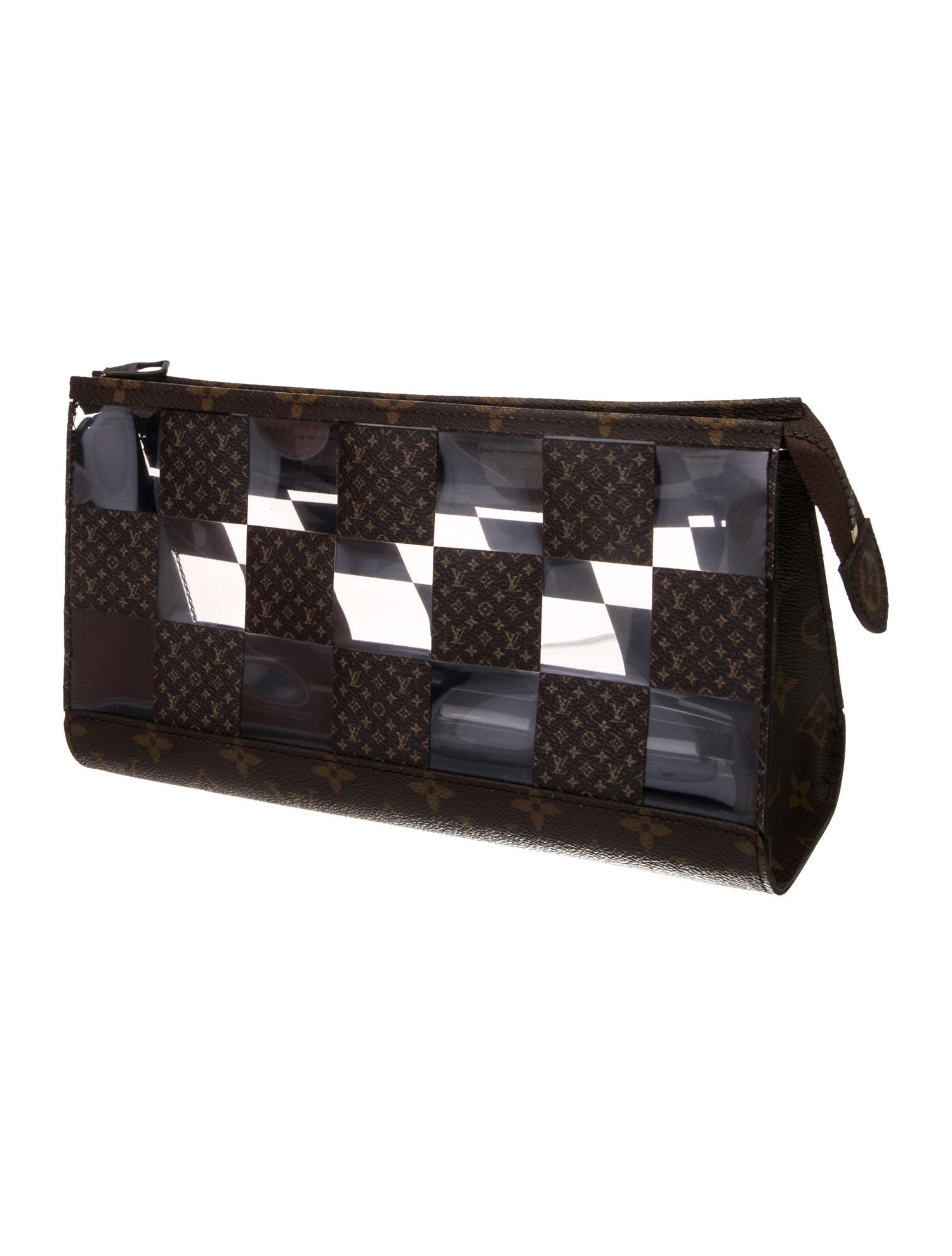 Louis Vuitton LV Monogram Chess Standing Pouch 2022 w/ Tags