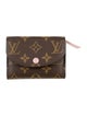 Louis Vuitton Monogram Pattern Coated Canvas Rosalie Coin Purse