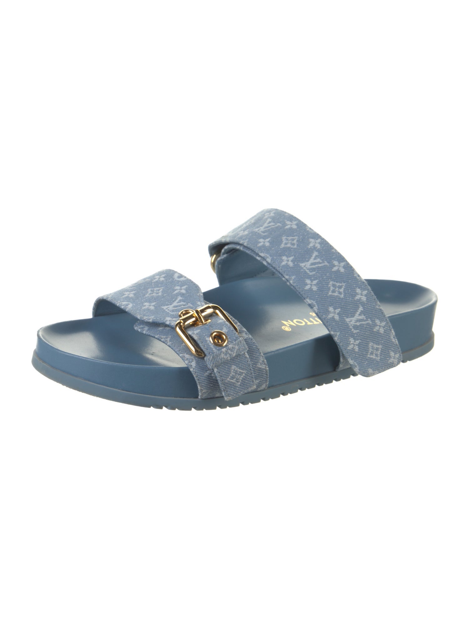 Louis Vuitton LV Monogram Denim Slides