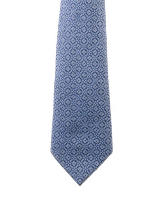 Louis Vuitton Patterned silk tie