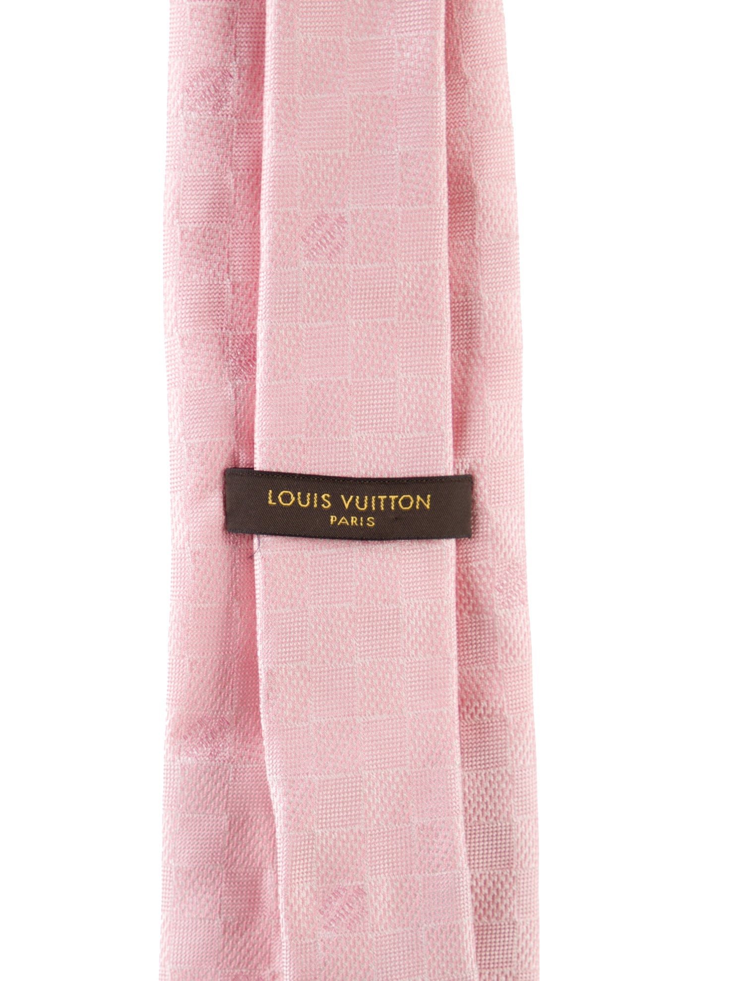 Louis Vuitton Damier Silk tie