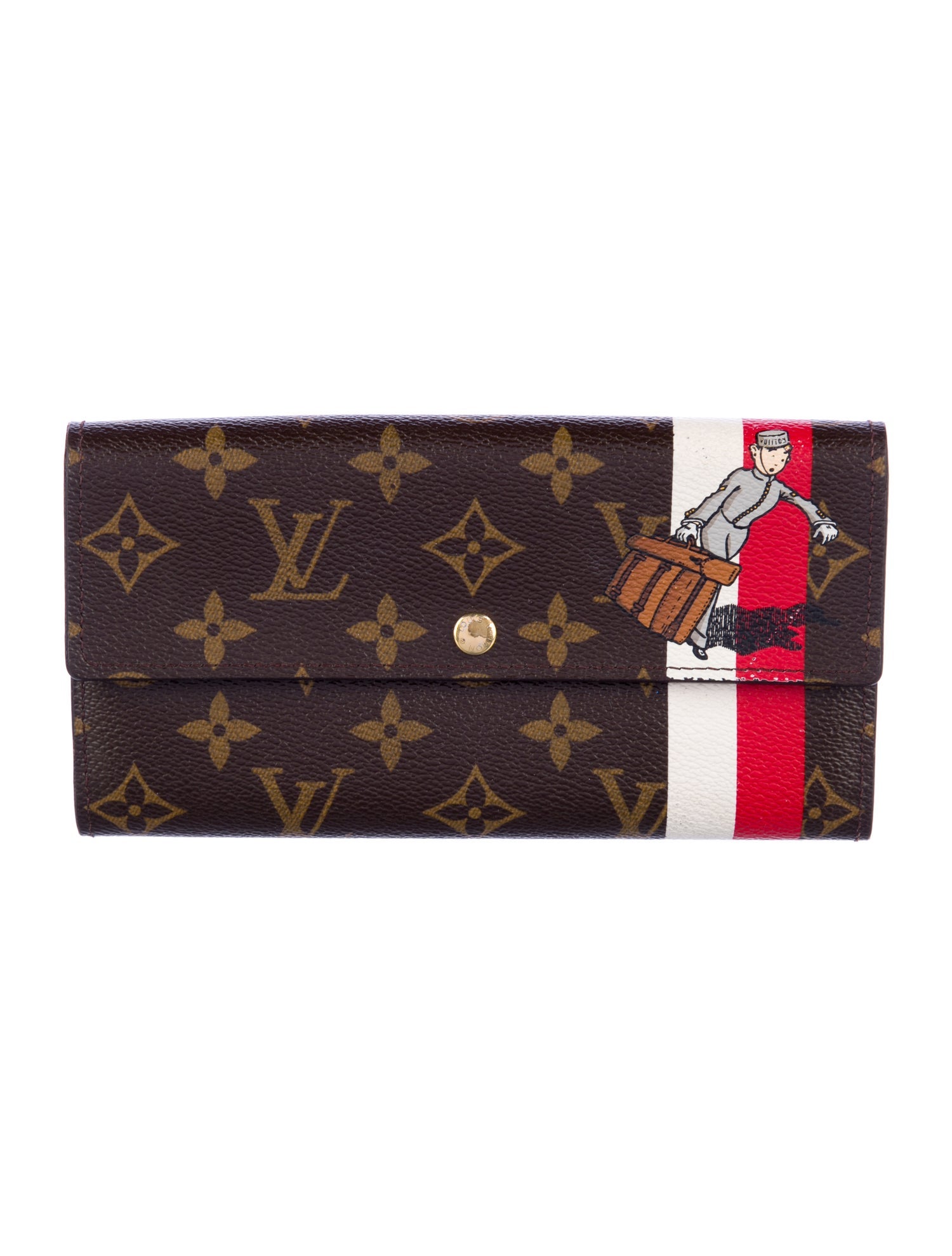 Louis Vuitton 2006 LV Monogram Sarah Wallet