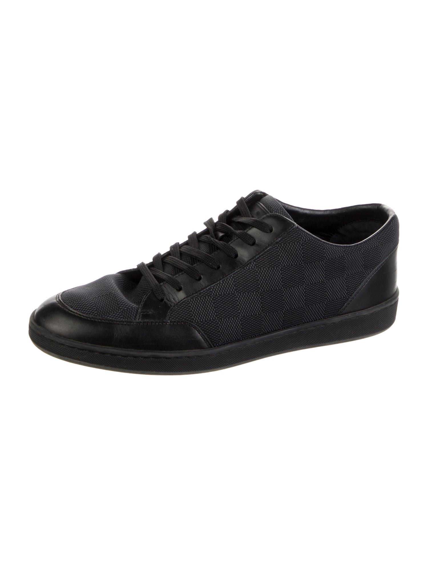 Louis Vuitton Damier Graphite Pattern Leather Sneakers