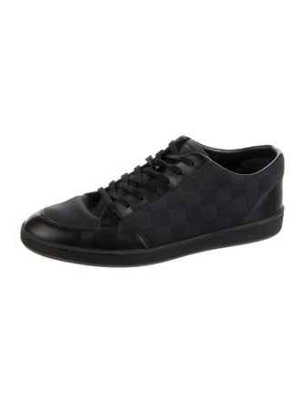 Louis Vuitton Damier Graphite Pattern Leather Sneakers