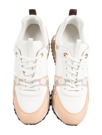 Louis Vuitton Damier Azur Pattern Leather Sneakers