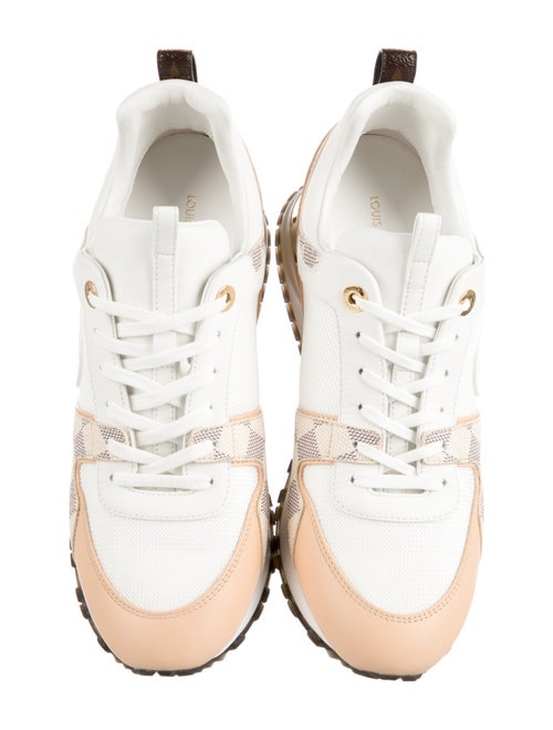 Louis Vuitton Damier Azur Pattern Leather Sneakers