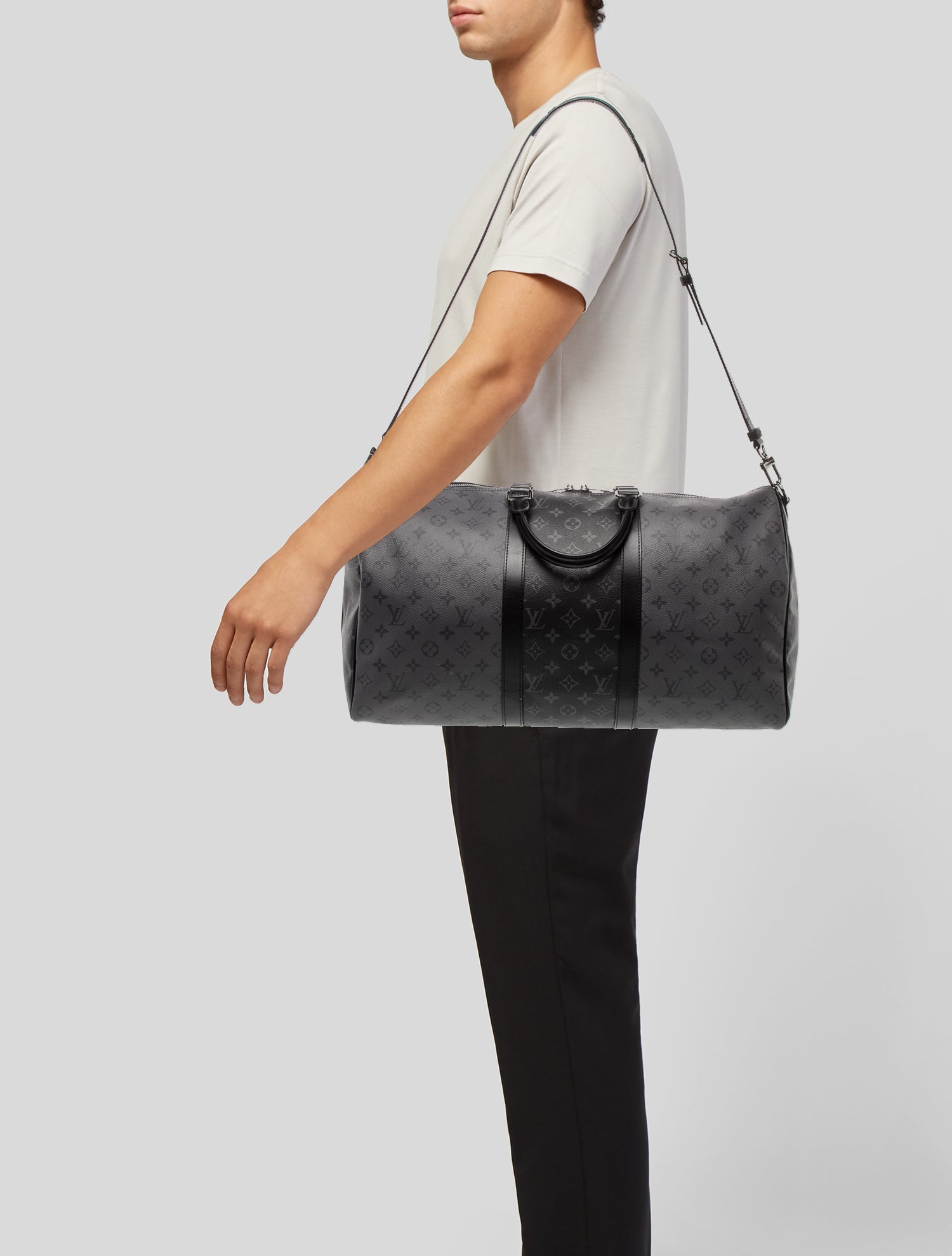 Louis Vuitton Eclipse Monogram Keepall 50