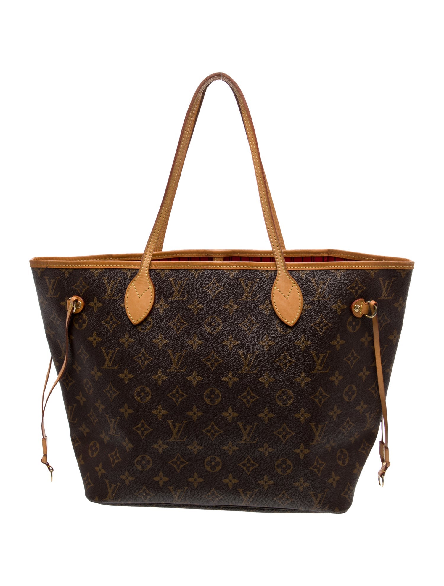 Louis Vuitton LV Monogram Neverfull w/Pouch MM