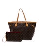 Louis Vuitton LV Monogram Neverfull w/Pouch MM