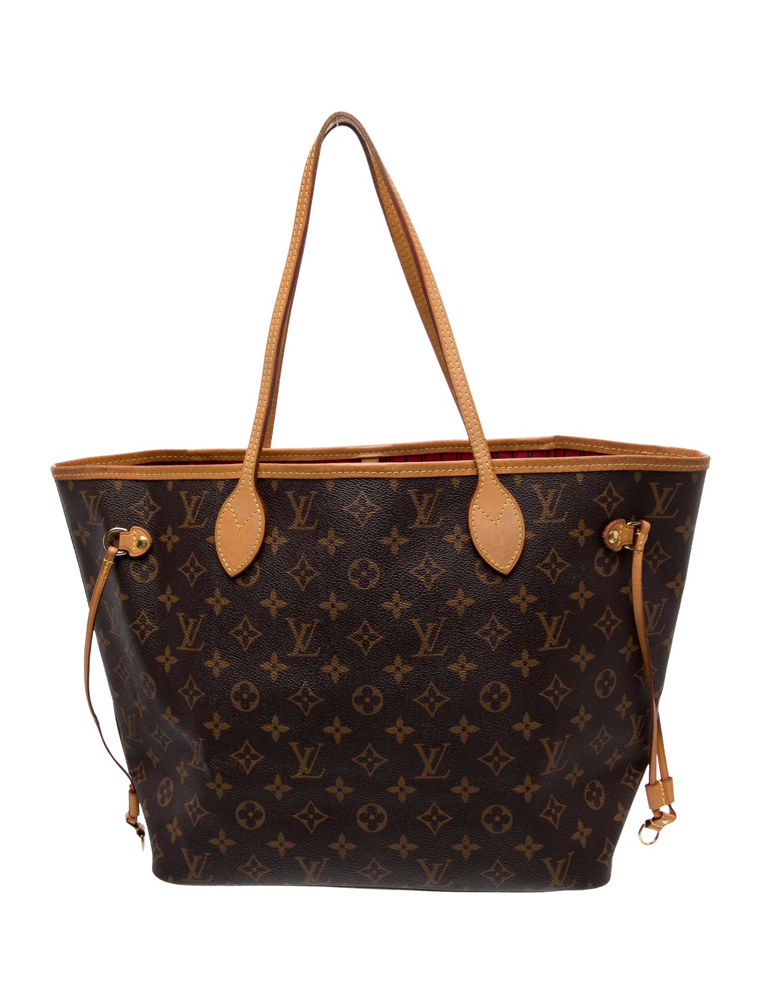 Louis Vuitton LV Monogram Neverfull w/Pouch MM