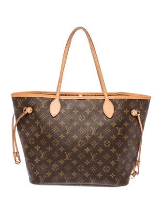 Louis Vuitton LV Monogram Neverfull w/Pouch MM