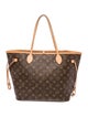Louis Vuitton LV Monogram Neverfull w/Pouch MM