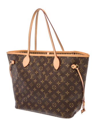 Louis Vuitton LV Monogram Neverfull w/Pouch MM