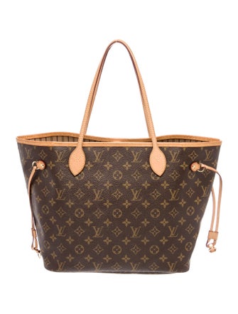 Louis Vuitton LV Monogram Neverfull w/Pouch MM