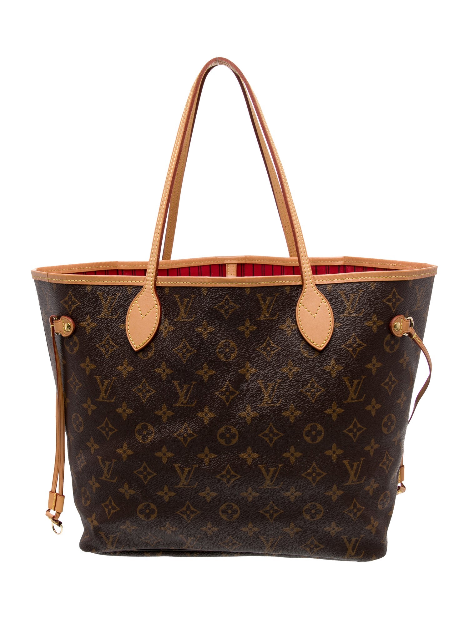 Louis Vuitton LV Monogram Neverfull w/Pouch MM