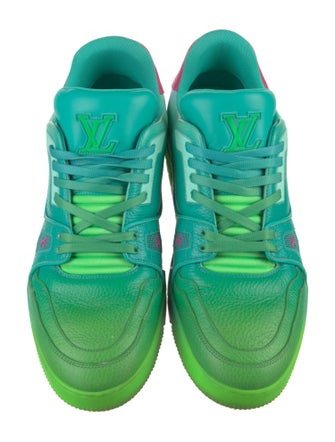 Louis Vuitton Leather Printed Sneakers