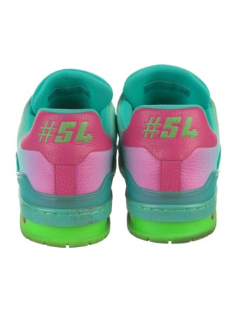 Louis Vuitton Leather Printed Sneakers