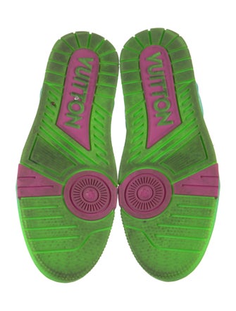 Louis Vuitton Leather Printed Sneakers