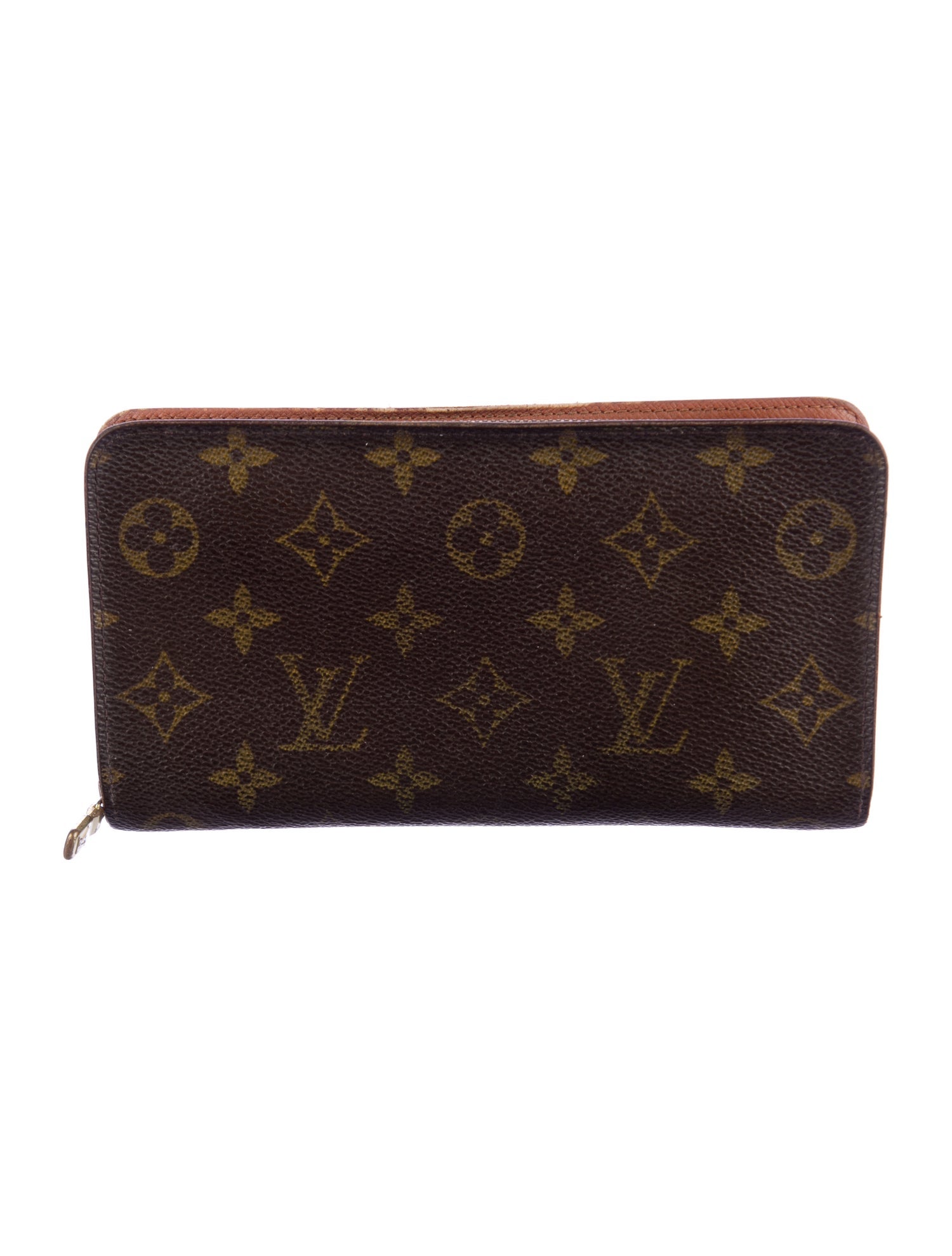 Louis Vuitton LV Monogram Coated Canvas Zippy Compact Wallet