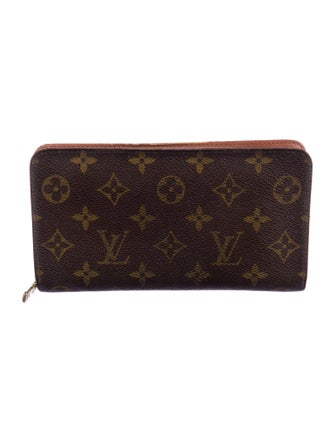 Louis Vuitton LV Monogram Coated Canvas Zippy Compact Wallet