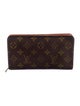 Louis Vuitton LV Monogram Coated Canvas Zippy Compact Wallet