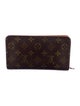 Louis Vuitton LV Monogram Coated Canvas Zippy Compact Wallet