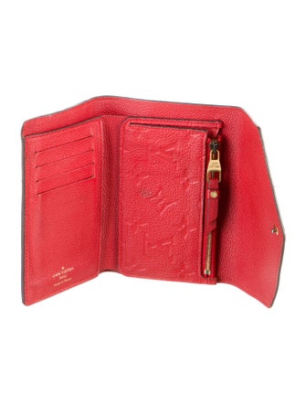 Louis Vuitton LV Monogram Empreinte Leather Victorine Wallet