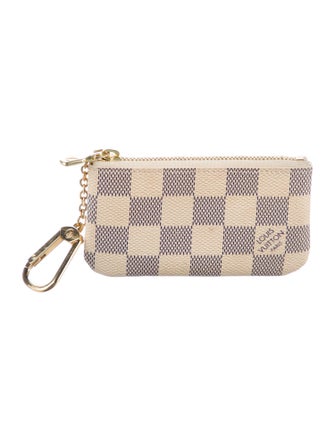 Louis Vuitton 2014 Damier Azur Pattern Key Holder