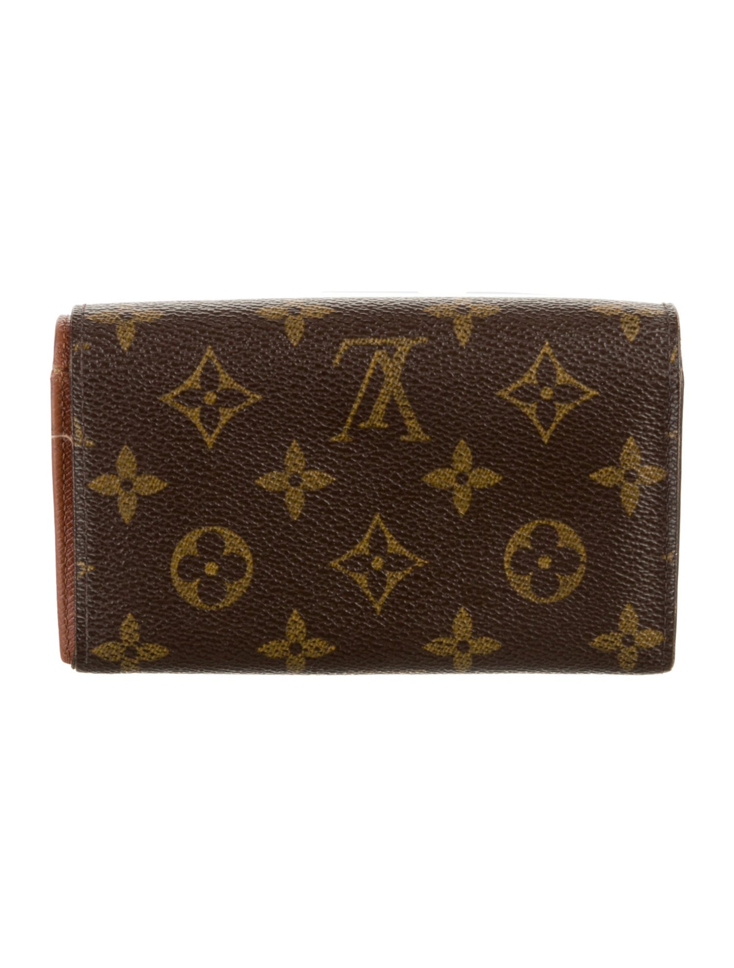 Louis Vuitton 2002 Monogram Pattern Trésor Wallet