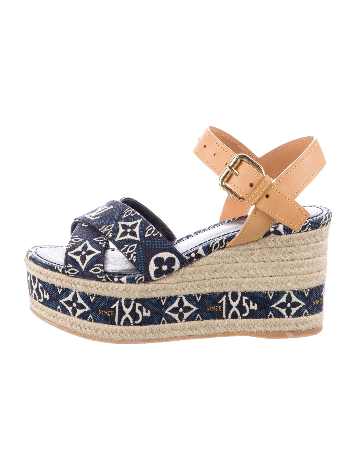 Louis Vuitton Canvas Printed Espadrilles